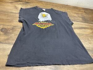 Vintage 80s Harley Davidson Eagle T Shirt Size XL Made In USA 1982